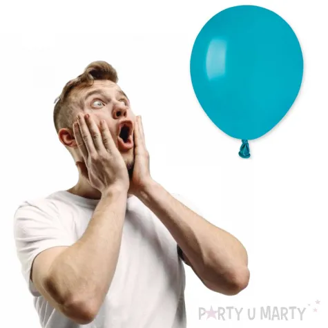 xx balony pastelowe turkusowo niebieskie a50 13 cm 20 szt