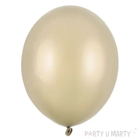 xx balony strong 12 cm metallic cold gold 1 op 100 szt