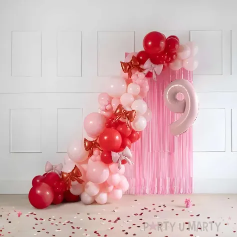 xx balony strong 43cm pastel poppy red 1 op 25 szt