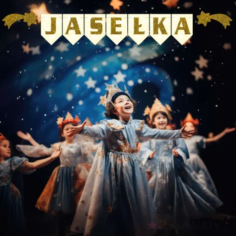 xx baner flagi jaselka kremowo zlote