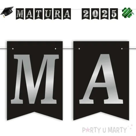 xx baner flagi matura 2025 srebrny