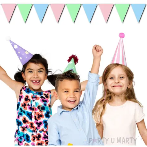 xx baner flagi w 3 kolorach pastele x9