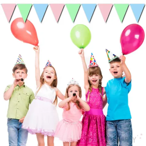 xx baner flagi w 3 kolorach pastele x9