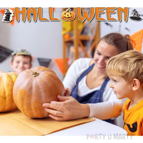 xx baner halloween kot i dynia x6