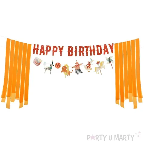 xx baner happy birthday cyrk 275 cm mix