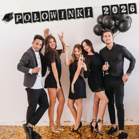 xx baner polowinki 2026 czarno srebrny