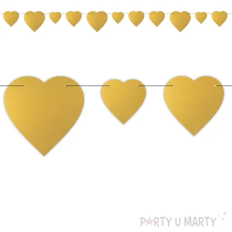 xx baner serca zlote