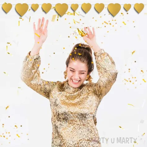 xx baner serca zlote