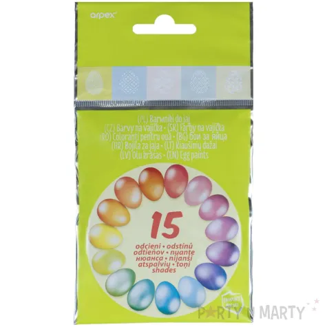 xx barwniki do jaj 15 odcieni