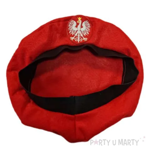 xx beret zolnierza polskiego czerwony ak225 wojskowe nakrycie glowy
