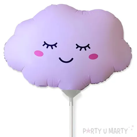 xx bfk balon foliowy 14 fx chmurka matowa pink