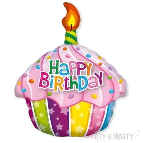 xx bfk balon foliowy 14 fx urodzinowa muffinka niepakowany