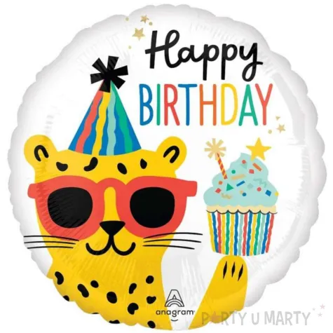 xx bfk balon foliowy 18 cir happy birthday