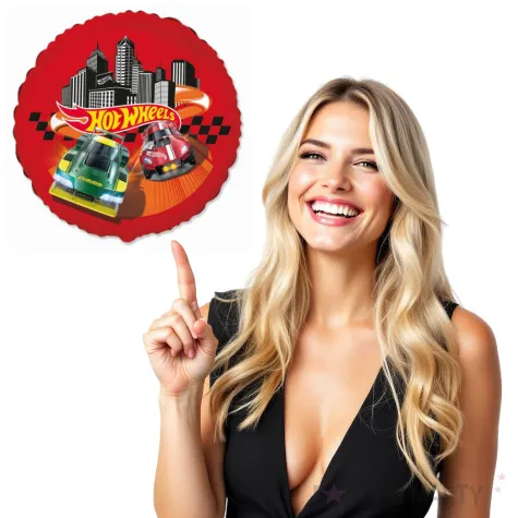 xx bfk balon foliowy 18 fx hot wheels niepakowany