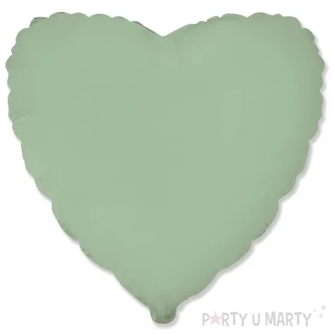 xx bfk balon foliowy 18 fx serce matowe mint