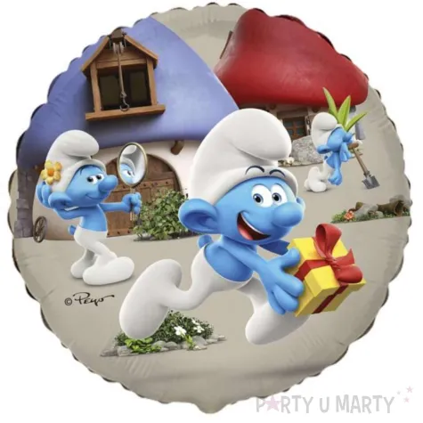 xx bfk balon foliowy 18 fx smerfy pakowany