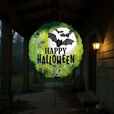 xx bfk balon foliowy 18 glow batty halloween