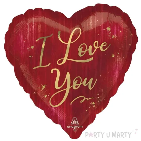 xx bfk balon foliowy 18 serce i love you rouge