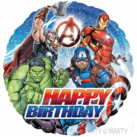 xx bfk balon foliowy 18 shp avengers animated birthday