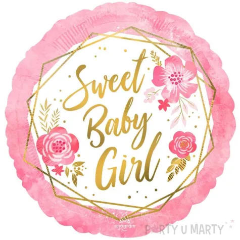 xx bfk balon foliowy 18 shp baby girl