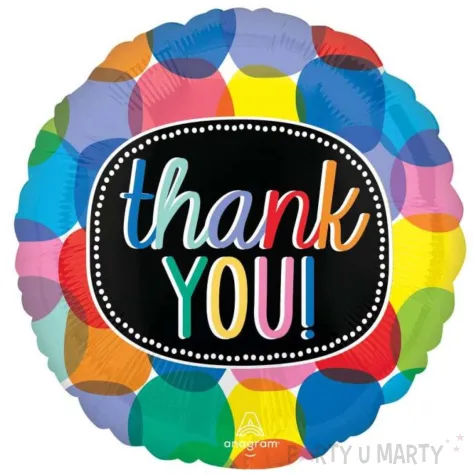 xx bfk balon foliowy 18 shp bubbly thank you