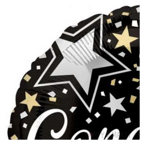 xx bfk balon foliowy 18 shp congrats stars