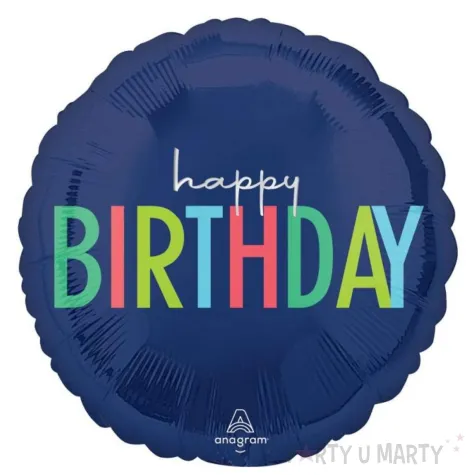 xx bfk balon foliowy 18 shp modern birthday