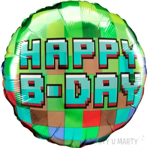 xx bfk balon foliowy 18 shp pixel party