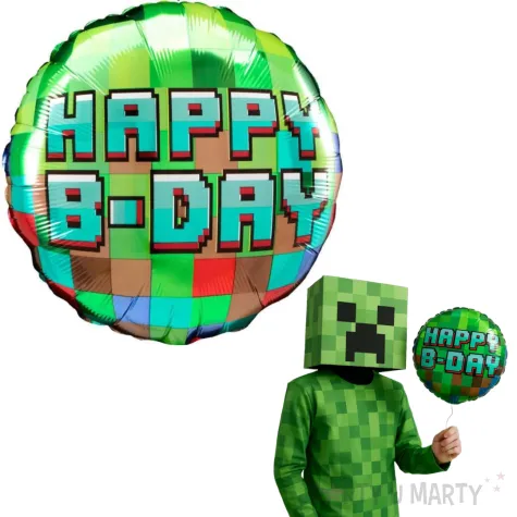 xx bfk balon foliowy 18 shp pixel party