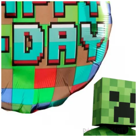 xx bfk balon foliowy 18 shp pixel party