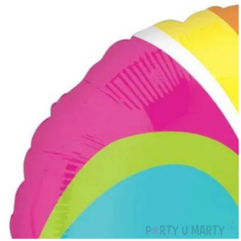 xx bfk balon foliowy 18 shp vibrant macro marble