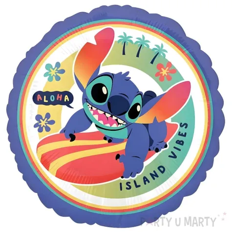 xx bfk balon foliowy 18 stitch disney 45 cm