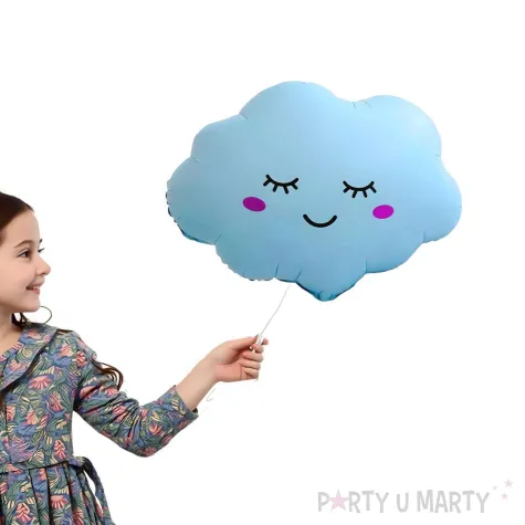 xx bfk balon foliowy 24 fx chmurka matowa baby blue