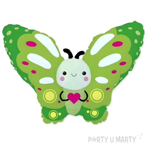 xx bfk balon foliowy 24 fx motylek zielony