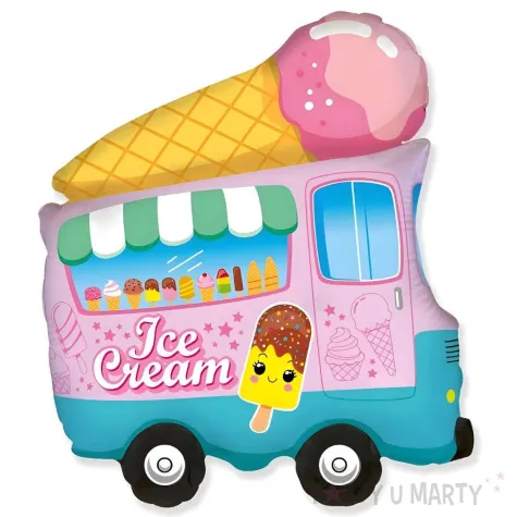 xx bfk balon foliowy 24 fx samochod z lodami