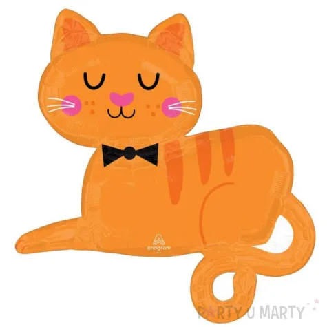 xx bfk balon foliowy 31 orange tabby cat