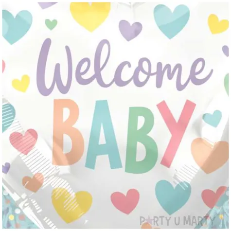 xx bfk balon foliowy baby ruffle heart