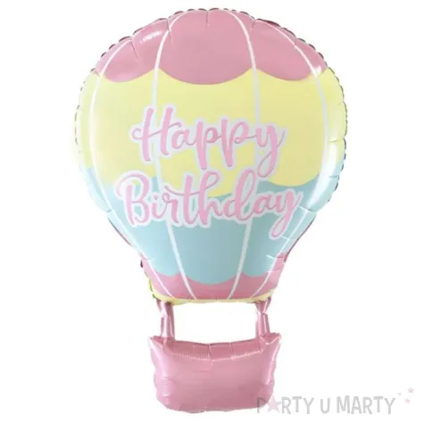 xx bfk balon foliowy balon happy birthday 40x60 cm