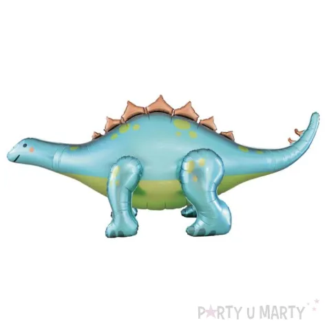 xx bfk balon foliowy dino stegozaur 238x91x103 cm z pompk