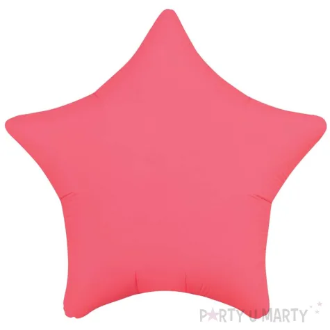 xx bfk balon foliowy gwiazda fluor czerwony 19