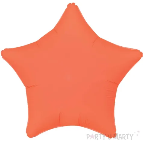 xx bfk balon foliowy gwiazda fluor pomaranczowy 19