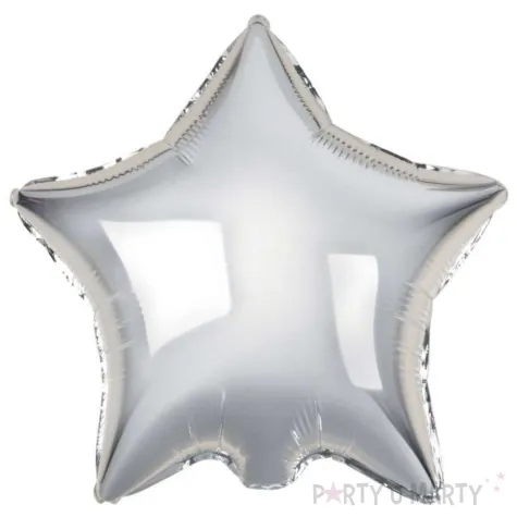 xx bfk balon foliowy gwiazda srebrna 18 100szt