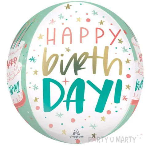 xx bfk balon foliowy orbz happy cake day