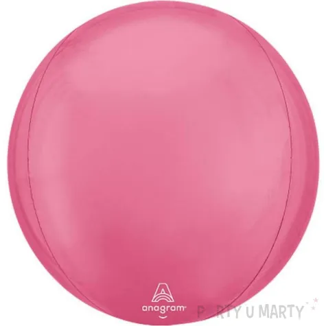 xx bfk balon foliowy orbz kula rozowa vibrant pink pakowany
