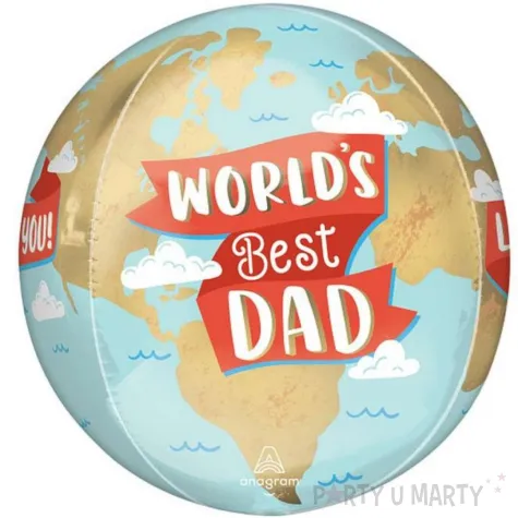 xx bfk balon foliowy orbz worlds best dad