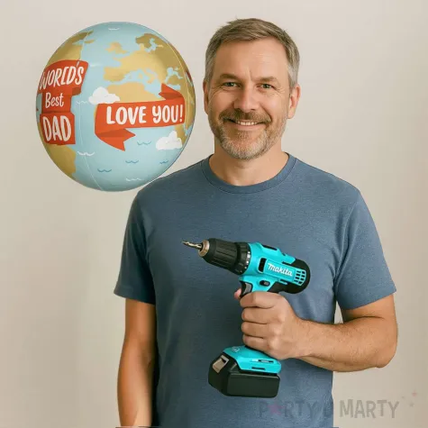 xx bfk balon foliowy orbz worlds best dad