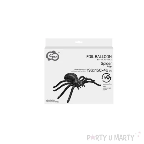 xx bfk balon foliowy pajak czarny stojacy 196x156x46 cm