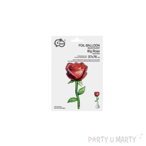 xx bfk balon foliowy roza 37x76 cm