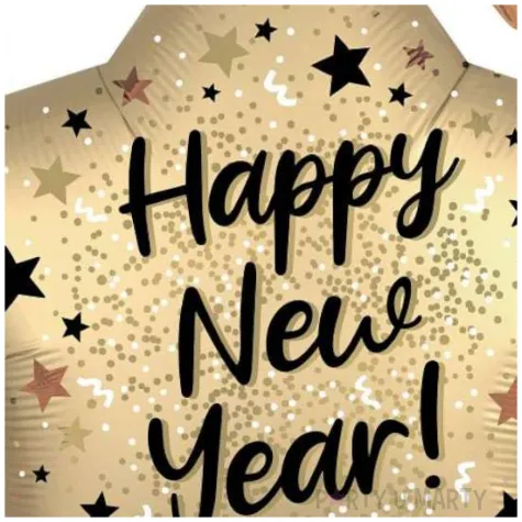 xx bfk balon foliowy supershape satin nye natural sparkle star