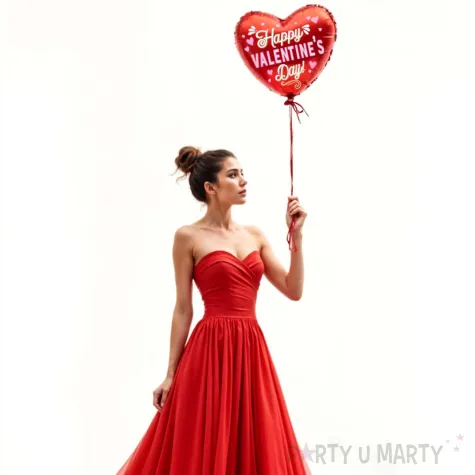 xx bfk balon foliowy walentynki satin better with bows